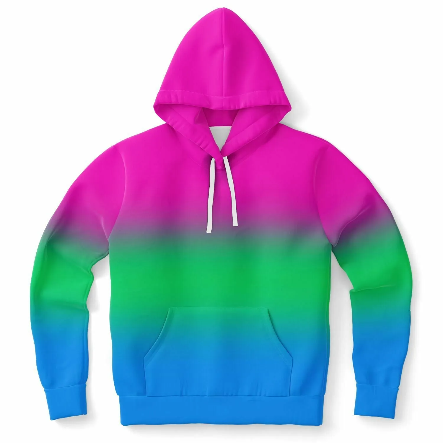 Polysexual Pride Ombre Pullover Hoodie