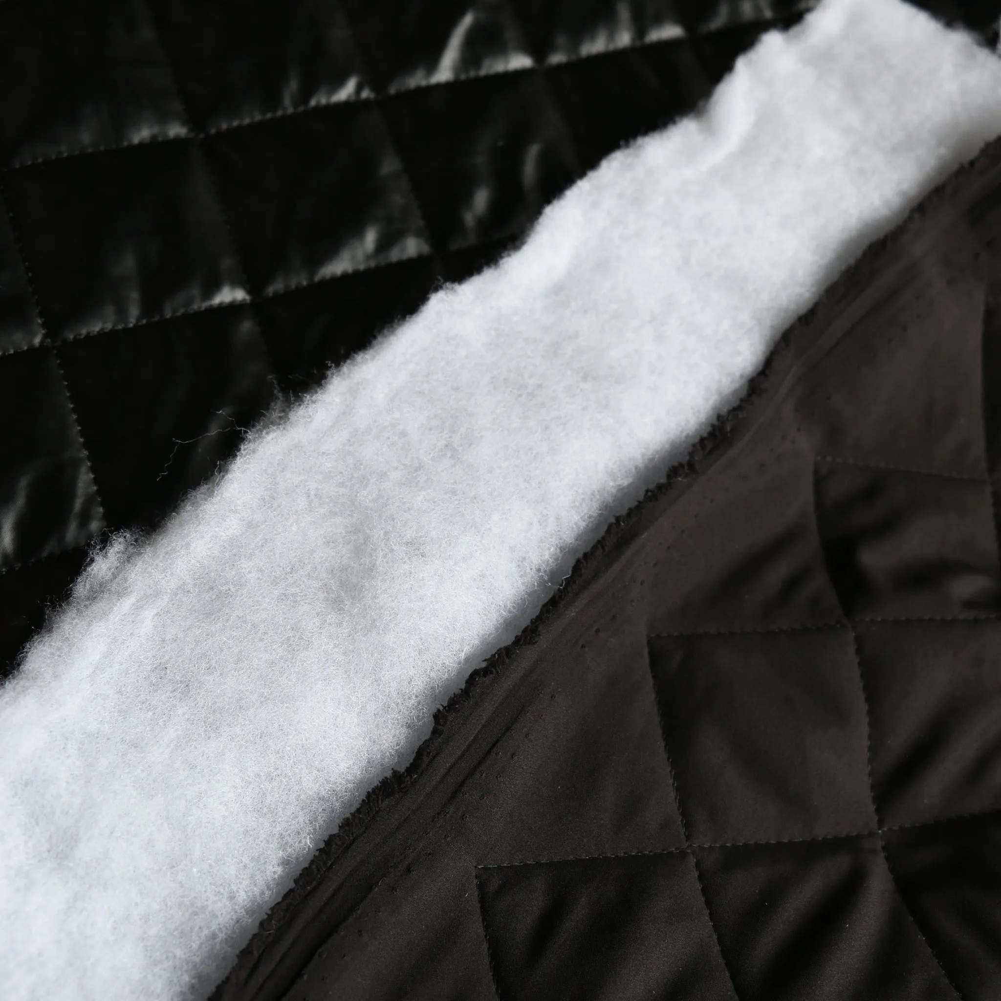 Quilted Liquid Black