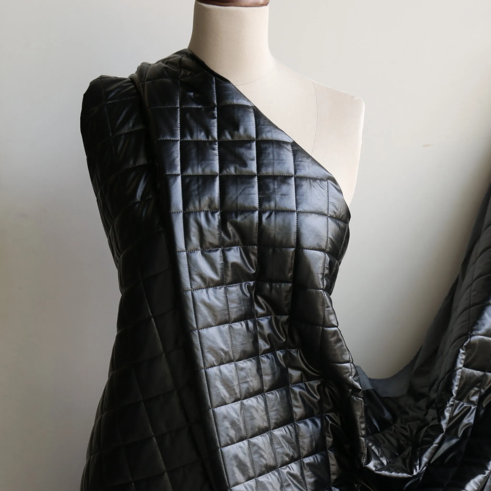 Quilted Liquid Black