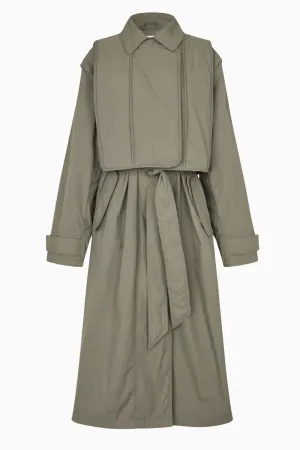 Samse Samse Saraff Trench Coat - Vetiver