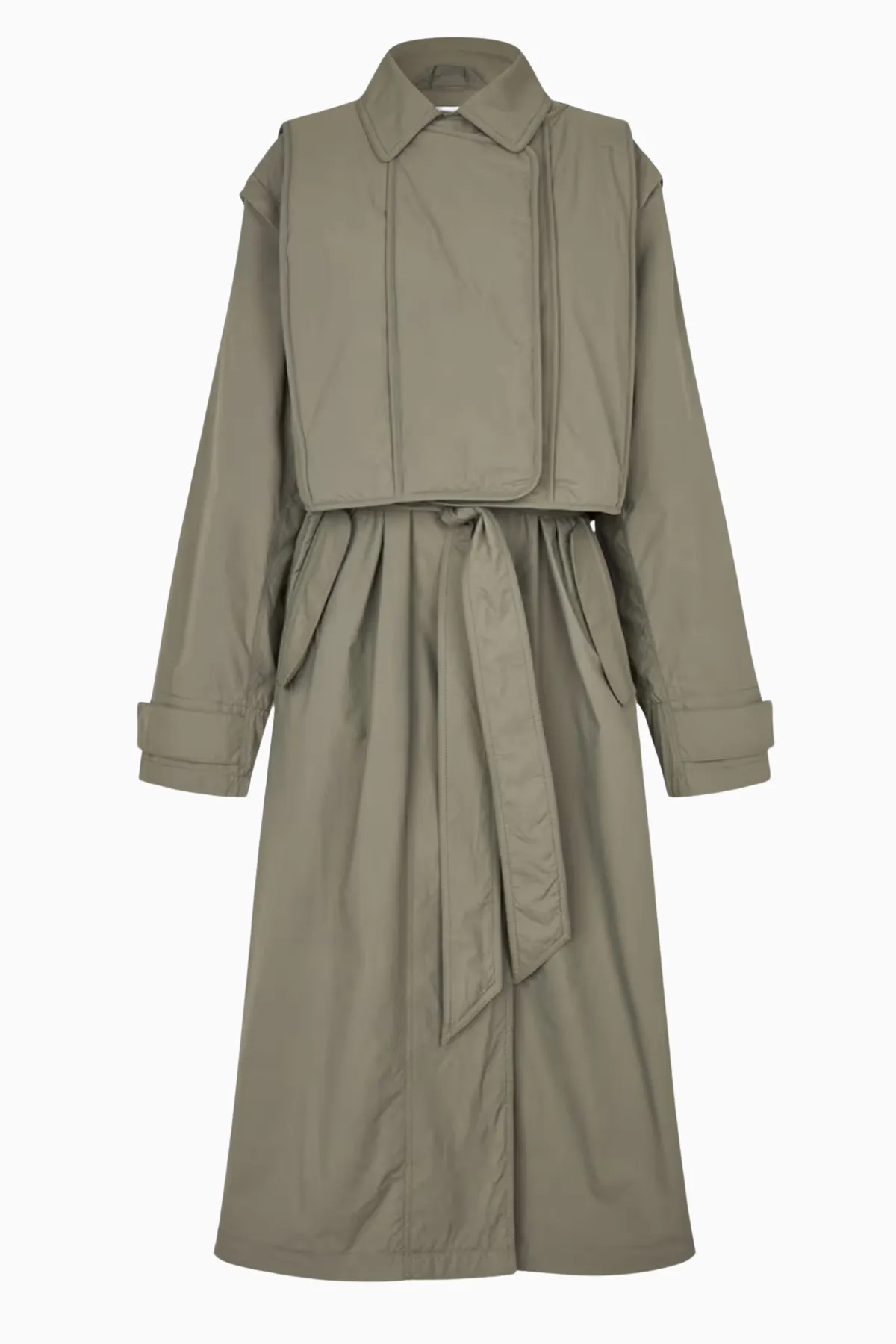 Samse Samse Saraff Trench Coat - Vetiver