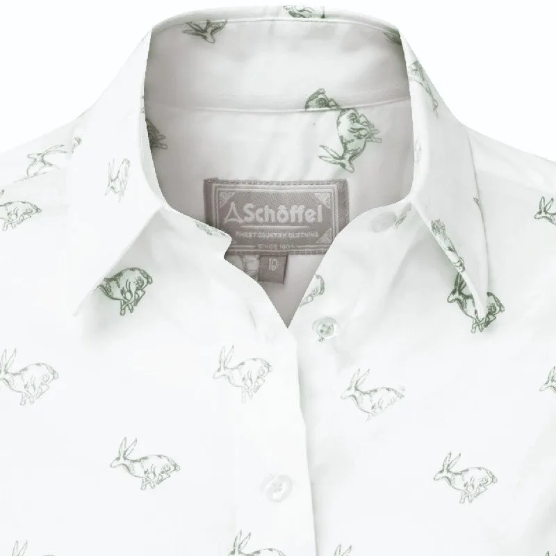 Schoffel Ladies Norfolk Shirt - Cedar Hare