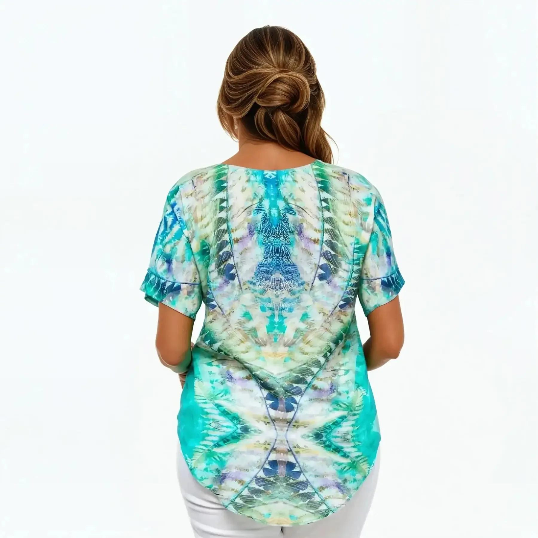 V-Neck T-Shirt (Marine)
