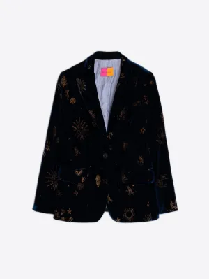 Vilagallo Tericopelo Marino Flocado Heather Jacket