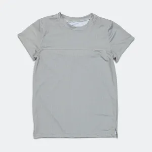 Womens Run Tee - Fog