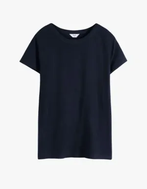 Women's Slim Fit Crew T-Shirt in Navy
