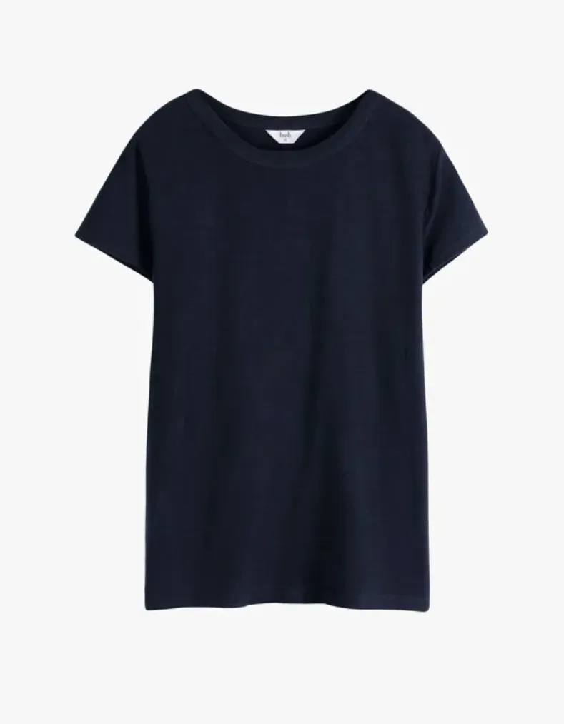 Women's Slim Fit Crew T-Shirt in Navy